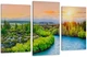 Картина модульна Art Dekors Пейзаж річка 70x130 см Art-535 3 - изображение 1