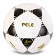 Мяч футбольный №5 PU Гриппи сшит вручную BALLONSTAR PELE FB-0174 Белый-черный - изображение 2