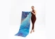 Тонкий килимок замшевий для йоги Sitara Travel Ocean Flow RAO 183×68×0.1 см - зображення 7