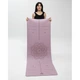 Коврик для йоги каучуковый Vimal Mandala OM Pastel Lilac RAO 185×68×0.4 см - изображение 2
