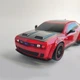Машинка для дрифта на радиоуправлении Dodge Challenger Hellcat 4WD Свет, Пар, Неоновая подсветка Додж Хеллкэт 27 см (Красный) - изображение 3