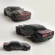 Машинка для дріфту на радіокеруванні Dodge Challenger Hellcat 4WD Світло, Пар, Неонове підсвічування Додж Хеллкет 27 см (Чорний) - зображення 4