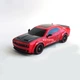 Машинка для дрифта на радиоуправлении Dodge Challenger Hellcat 4WD Свет, Пар, Неоновая подсветка Додж Хеллкэт 27 см (Красный) - изображение 4