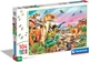 Пазл Clementoni: SuperColor — Land of Dinosaurs / Земля динозавров (104 элемента) — 25768 - изображение 1