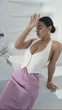Жіноча довга однотонна спідниця Uaclothes 54-56 Пудровий (like37277-177091359) - изображение 4
