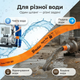 Шланг плаский 50м 1"/25мм 4bar для води поливу саду газону мотопомпи напірний рукав пвх помаранчевий - зображення 7