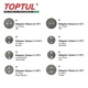 Комплект для обслуживания тормозных цилиндров TOPTUL 18 ед. (два винта) JGAI1801 - изображение 5