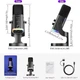 Динамічний мікрофон XLR/USB з RGB підсвіткою, для стрімінгу, подкастів, ігор і вокалу, з Mute та виходом для навушників - зображення 3