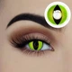 Лінзи кольорові без діоптрій зелені Draron eyes - зображення 2