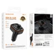 АЗУ с FM-модулятором BOROFONE BC59 Heroic car BT FM transmitter Black - изображение 2