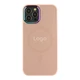 Чохол AG-Glass Chrome Camera with Magsafe для iPhone 12/12 Pro Pink Sand - изображение 1