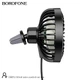 Автомобильный вентилятор BOROFONE Wind wire control car fan DBF11 |3 Speed, LED| Black - изображение 4
