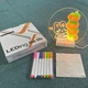 Круглый LED ночник WordPad с доской для заметок и маркером, USB светильник - изображение 1