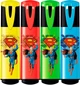 Набор текстовых маркеров Maped Superman 1-5 мм 4 шт (MP.740733) - изображение 2