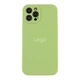 Чохол Silicone Case Full Size with Frame для iPhone 12 Pro Max 01.Mint - изображение 1