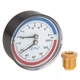 Термоманометр фронтальний ITAL Ø63мм 1/4"+1/2" 120ºC 6 бар (PM-IT0011) - зображення 2