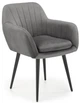 Стілець для кухні та вітальні Halmar K429 Сірий (попелястий) (V-CH-K/429-KR-POPIELATY) (5905248103351) - зображення 1