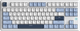 Клавіатура Ajazz AK870 V2 Flying Fish Switch White USB-C (AK870-V2-FF-BWB) - зображення 1