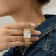 Годинник 22 мм Timex TRANSCEND Rectangle Tx2y26100 - зображення 7