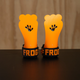 Гимнастические безмагнезионные накладки Frog ELITE GRIPS 4.0 HD, размер L, оранжевый цвет - изображение 3