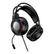 Игровые наушники Borofone BO112 Wave, RGB, USB, 3.5mm, 2m, Черный - изображение 4
