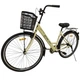 Велосипед SPARK CITY LIRA (колеса - 28", стальная рама - 18") с корзиной светло-бежевый - изображение 2