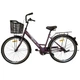 Велосипед SPARK CITY LIRA (колеса - 26", стальная рама - 17") с корзиной сливовой - изображение 3