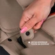 Детское автокресло с рождения до 12 лет крепление isofix поворот 360 0-36 кг EL CAMINO ME 1045 EVOLUTION 2 Natural Beige, група 0+/1-2-3 с наклоном для сна - изображение 7