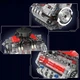 Моторизованный конструктор Chevrolet Chevy V8 LSX 454 (487 деталей) – реалистичная модель автомобильного двигателя, с коробочкой - изображение 8
