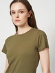 Женская футболка Basic Хаки XL - изображение 4