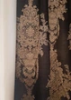 Комплект штор и тюль Lumelle Damask карниз 250см шоколадный с бежевым (11_3ш) - изображение 4