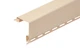 Планка сайдинга ПВХ FaSiding наружный угол Standard/BlockHouse Миндаль 3.05 м - изображение 2