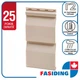 Сайдинг ПВХ FaSiding Standard Какао 3.85 м виниловый под дерево - изображение 1
