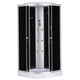 Гидромассажный бокс Mixxus STRONG SBH02-90x90x215-GR SATIN низкий поддон - изображение 1
