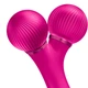 Электронный ультразвуковой ролик для лица GESKE Sonic Facial Roller 4в1 фуксия - изображение 4