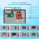 Монитор портативный сенсорный 11.6" ELECROW CrowVision IPS 60 Гц Б/В - изображение 3
