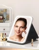 Зеркало для макияжа Lighted makeup mirror с LED подсветкой, складное, сенсорное управление, Type-C, с регулировкой яркости - изображение 2