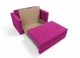 Диван раскладной прямой Tobi Sho Аркс 150×93 см велюр Fiore, фуксия (Fuchsia) - изображение 5