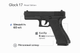 Пистолет Glock 17 металлический — Глок 17 на шариках 6 мм, Пружинный (Spring) - изображение 4
