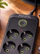 Мережевий фільтр-подовжувач UFT 6 розеток 5 USB 3 метри Чорний (LGHP-5-24) - зображення 6