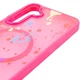 Чехол TPU+PC Flush with MagSafe для Samsung Galaxy S24 / S25 Barbie Pink - изображение 3