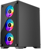 Корпус 1stPlayer X2-M-BK-4F7 ARGB Black - изображение 3
