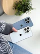 Протиударний чохол AG-PC Glass для iPhone 13 Pro Max з MagSafe пилозахищений вологозахищений білий - зображення 6