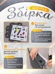 Интерактивная развивающая игрушка головоломка для котов кошек и котят лабиринт трек бокс 4в1 с мячиками бубенчиками фетровая квадратная серая умная механическая игра антистресс от скуки для самостоятельной активной игры 30х30х7.5 см - изображение 4