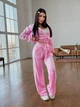 Костюм велюровый 1068ра3646 розовый M - изображение 11