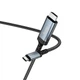 Кабель HOCO Type-C HDTV HD screen mirroring cable UA43 |1.8m, 4K, 30Hz| Grey - зображення 4