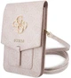 Etui torebka na telefon Guess 4G Metal Gold Logo Big Różowe (3666339005368) - obraz 3