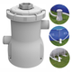 Фільтр-насос картриджний для басейну Avenli 1136 л/рік 300gal - зображення 1