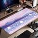 Игровой Коврик для Мыши 900x400x4мм (XXL) Дизайн Magic Night. Гладкая Поверхность, Прорезиненный. Толщина 4 мм - изображение 5