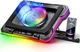 Охлаждающая подставка для ноутбука MOOJAY C51 RGB с турбовентилятором, подставка для ноутбука 14-19 дюймов, кулер для ноутбука - изображение 1